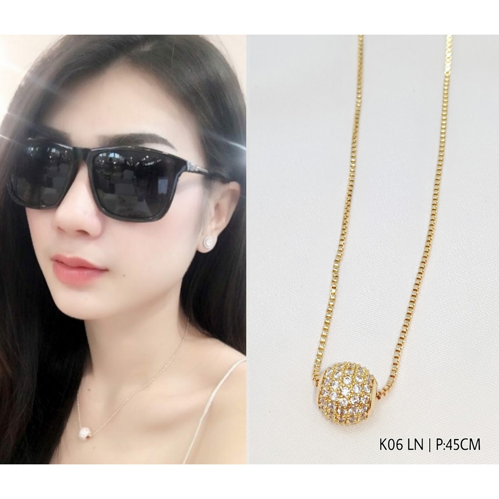 Kalung Xuping Rantai Italy Liontin Bola