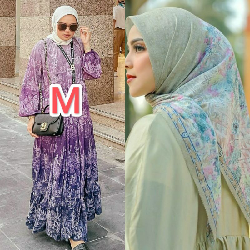 El Mar Minorca Tiered Maxi Dress Benang Jarum