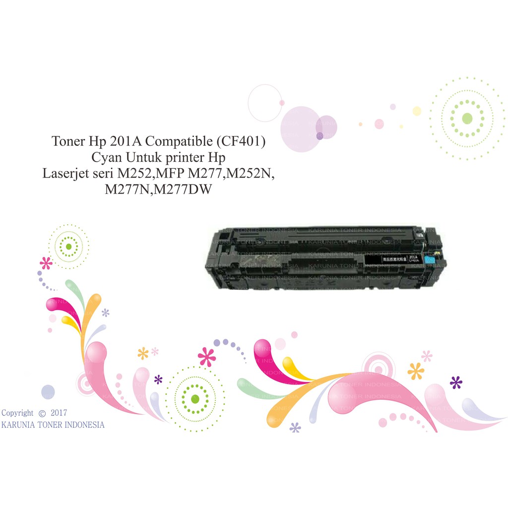 Toner Cartridge Compatible For Printer HP Laserjet 201A CF400A CF401A CF402A CF403A C M Y K