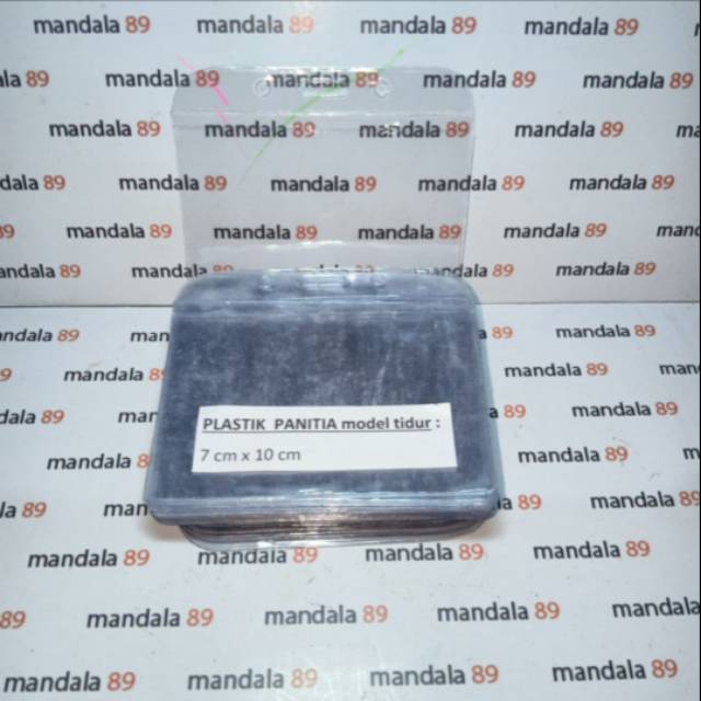 

PLASTIK PANITIA 7x10 CM model tidur // PLASTIK ID CARD @100 lembar