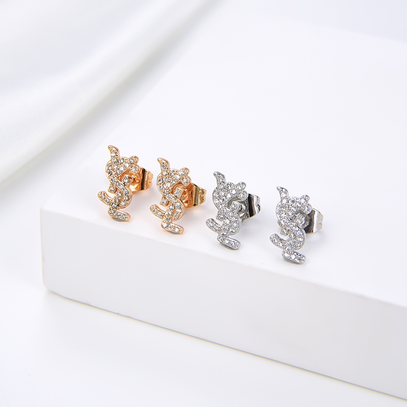 anting titanium wanita emas muda anti karat dewasa tusuk korea asli panjang dan luntur korea style selamanya dewasa 34-44e