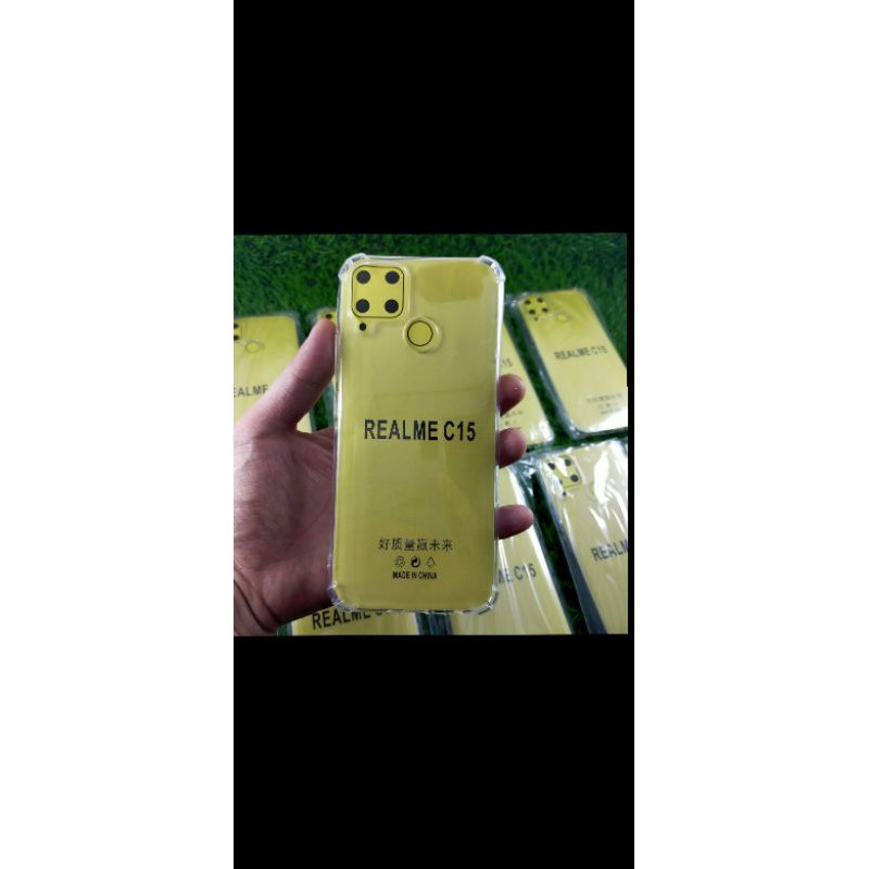 soft case Realme C15 C12 C11 5 pro 3 pro C1 C2 anti crack bening transparan