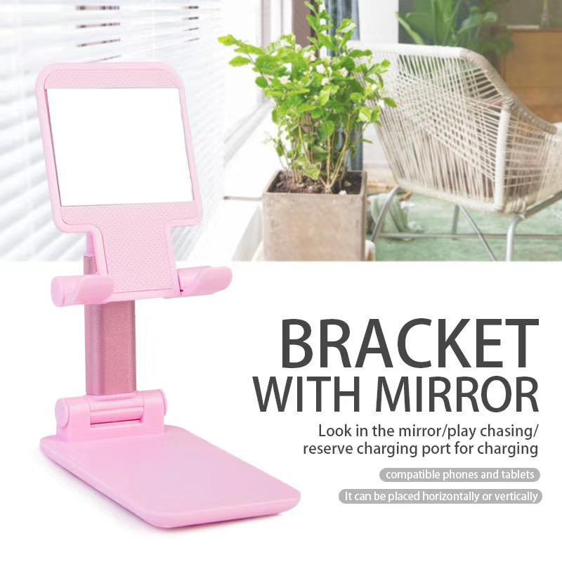 Holder HD23 Liftable Telescopic Foldable Phone Holder Stand HP di Meja Office Folding desktop