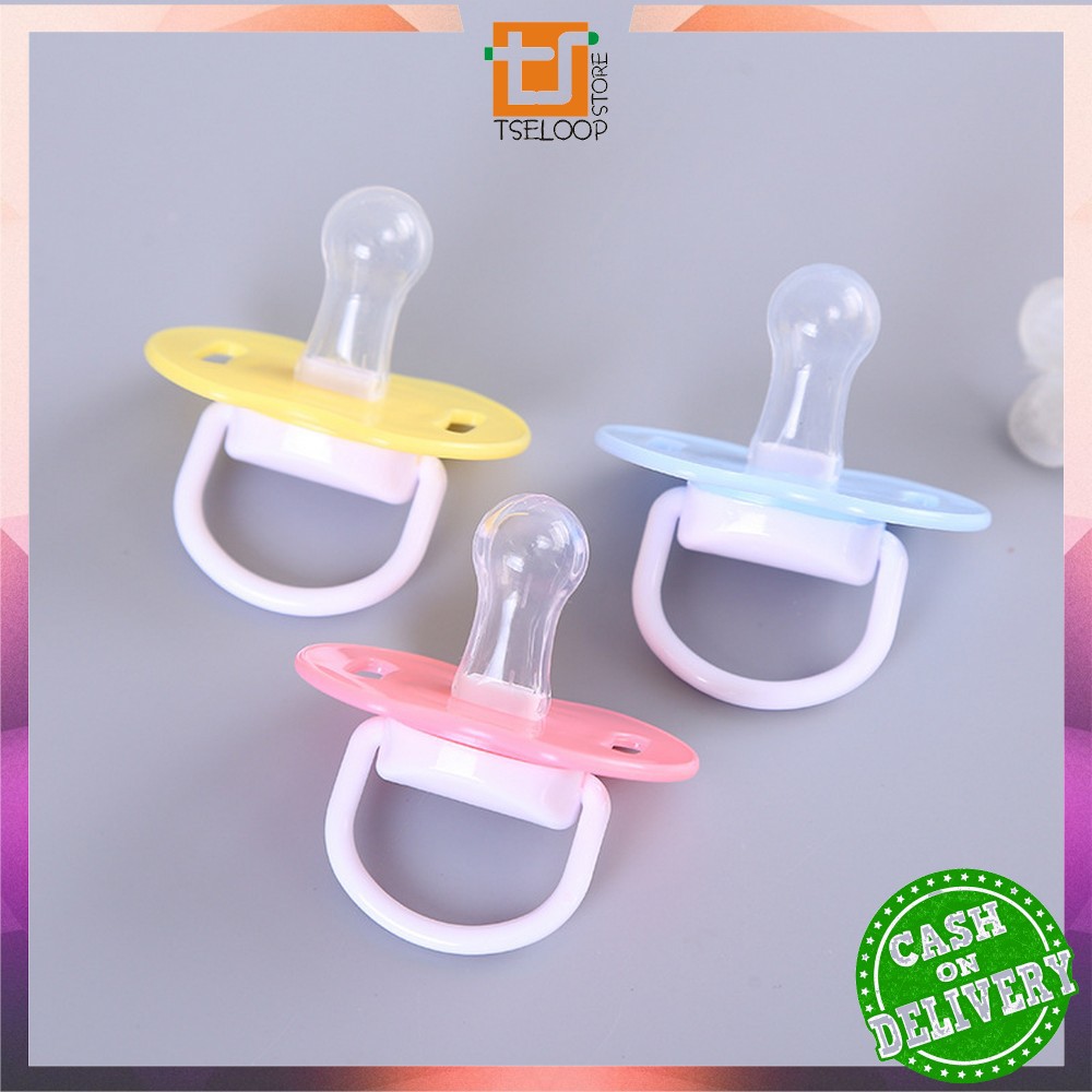 OFM-C46 Empeng Bayi | Dot Bayi Bulat / Datar | Baby Pacifier / Soother | Kompeng Bayi Food Grade-Dot Bulat