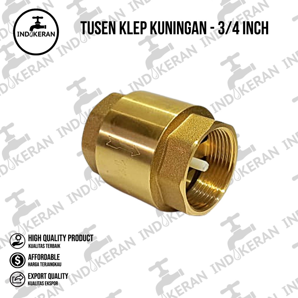 INDOKERAN - Tusen Klep Kuningan - 3/4 Inch