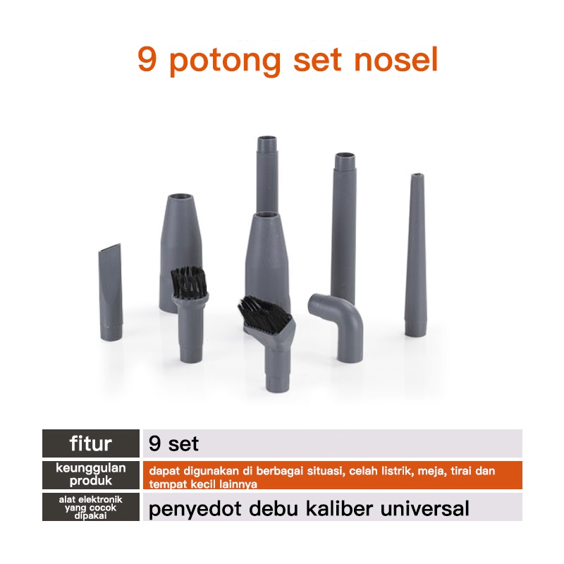 Aksesori Penyedot Debu - (hanya untuk digunakan dengan penyedot debu toko kami)