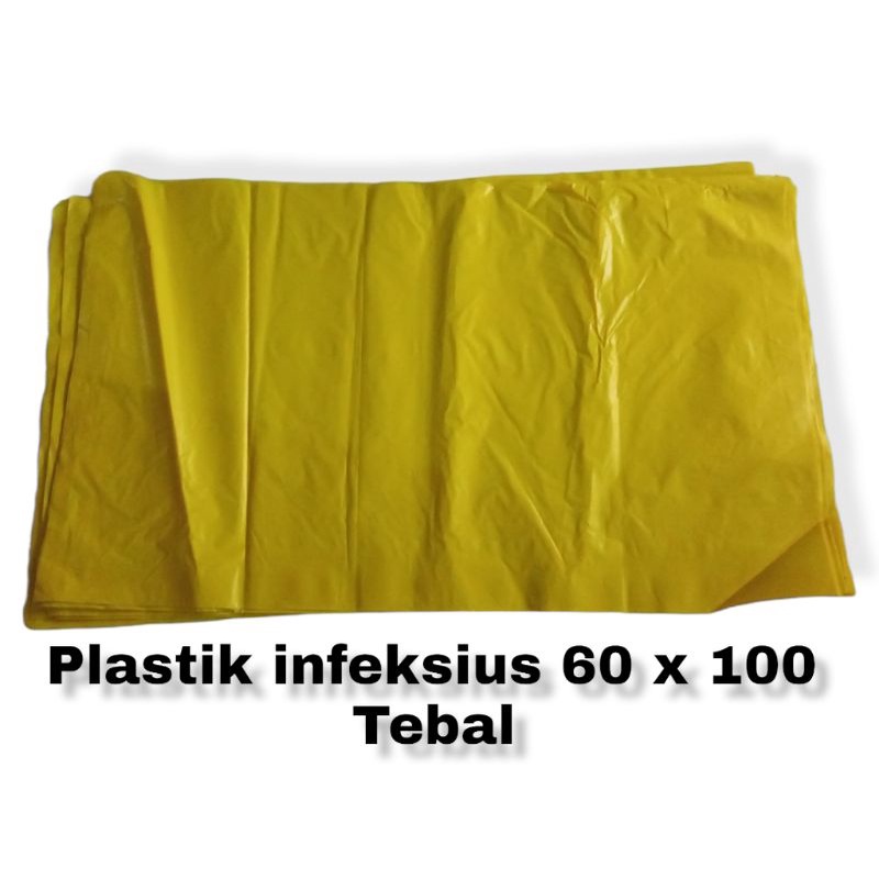 Plastik kuning sampah 60 x 100 tebal