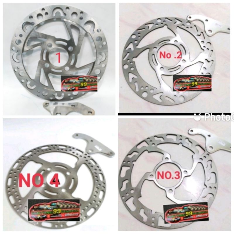 DISC PIRINGAN CAKRAM DEPAN KECIL GERIGI COAK SUNSTAR 220MM SATRIA FU PLUS BREKET STANDAR