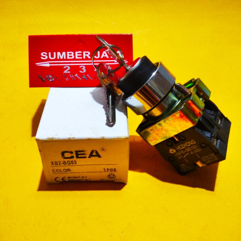 Selector Switch With Key 22 mm XB2-BG53 TERMURAH