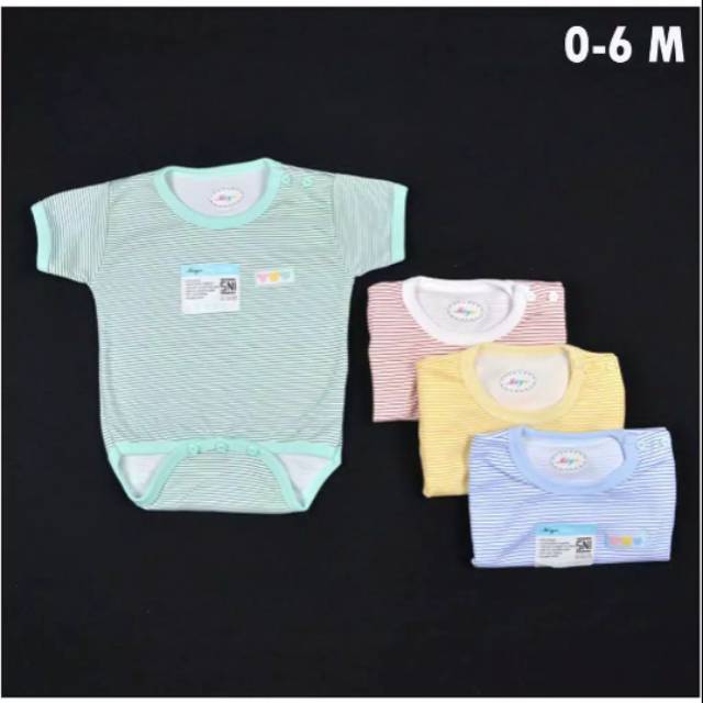 MIYO GARIS BAJU KODOK SEGITIGA size 0-6 Bulan/ jumper segitiga