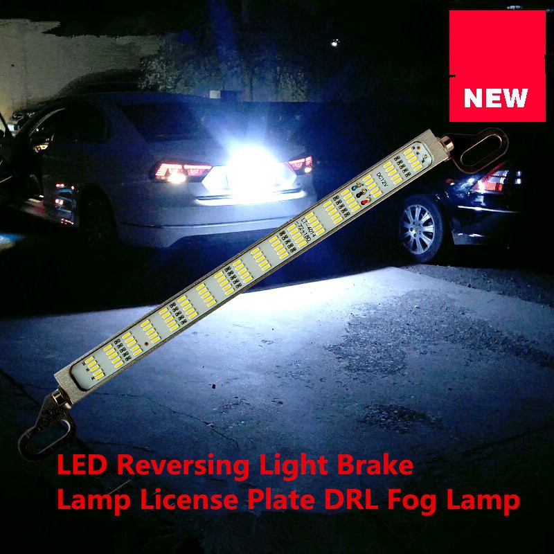 45 / 90SMD LED Membalikkan Lampu Rem Plat DRL Lampu Kabut