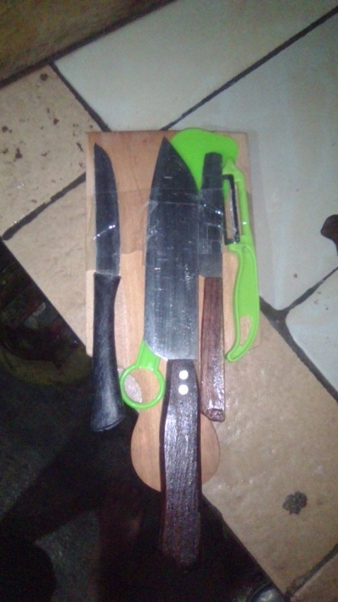 Paket Pisau Dapur Set - Talenan Dan Perlengkapan Masak Lengkap