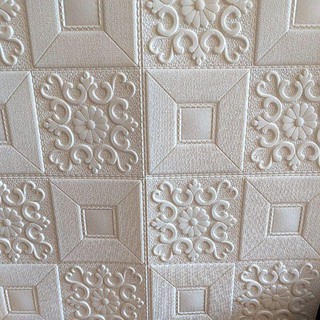  WALLPAPER FOAM 3D MOTIF CLASSIC  ukuran 70 cm x 70 cm 