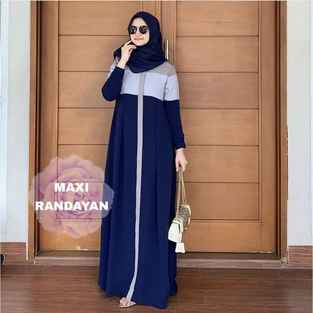 ESME- Maxi Randayan/ COD/ Maxi Wanita terbaru/ Maxi Wanita Fashion Muslim/ Dress Muslim Kondangan