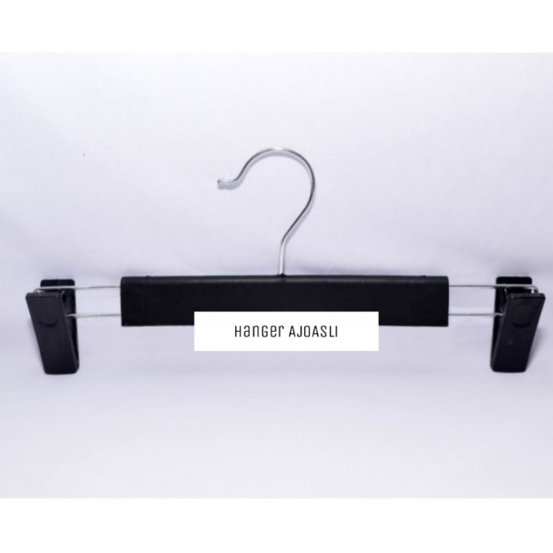Hanger Jepit Celana Besi Plastik Kokoh Kuat