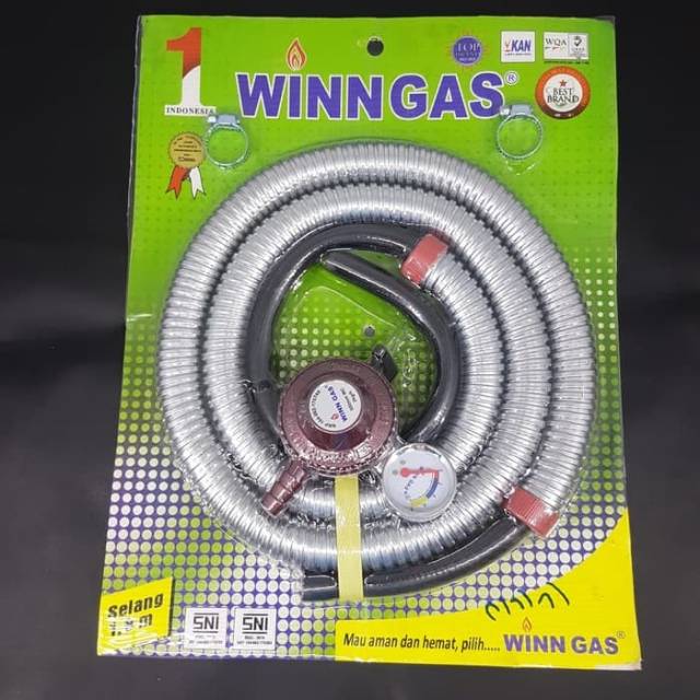regulator set WIN GAS Garansi Original SNI