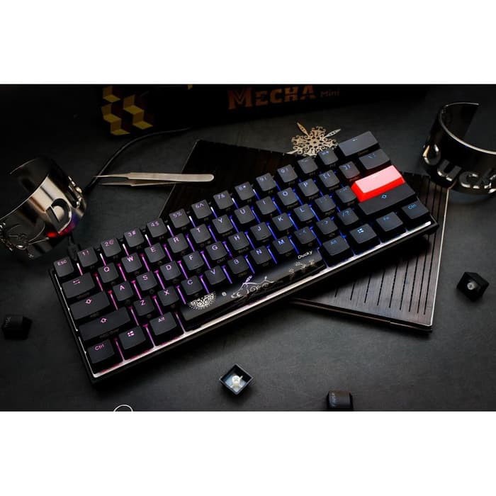 Ducky Mecha Mini RGB Light 60% Aluminium Mechanical Gaming Keyboard