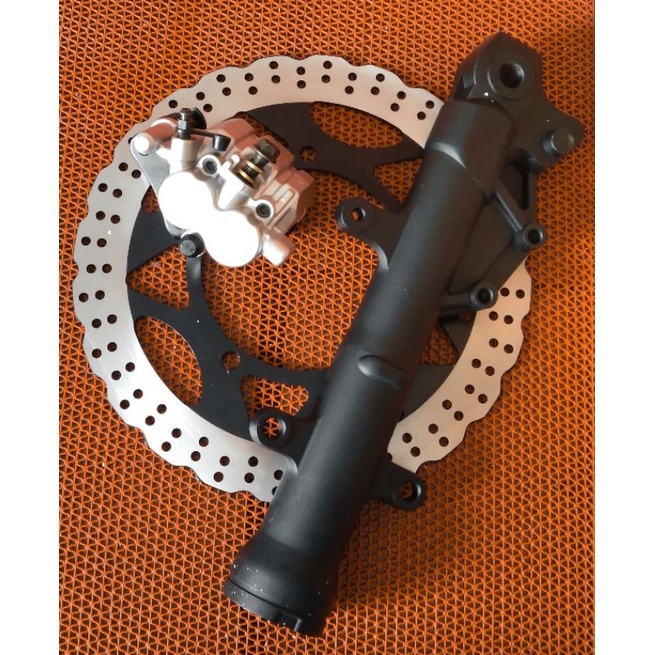 shock depan V Rossi ninja 250 carbu/ninja 250fi / bottom shock depan ninja 250 fi z250 double disc
