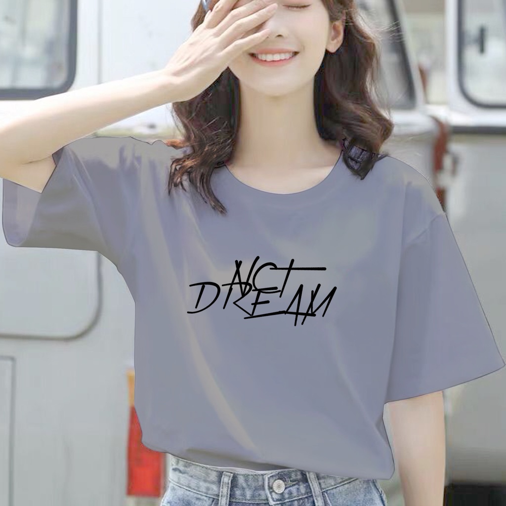 CALVIERO SHOP - BAJU KAOS ATASAN WANITA PRINT LOGO NCT ABS