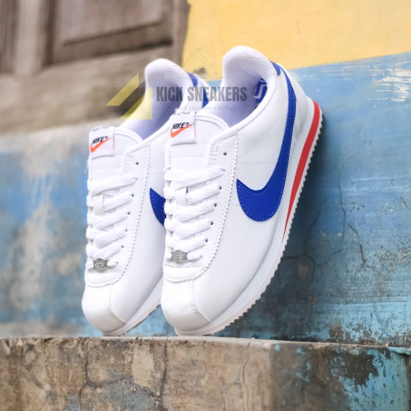 NIKE AIR CORTEZ WHITE BLACK SEPATU PUTIH SNEAKERS PUTIH WANITA-7