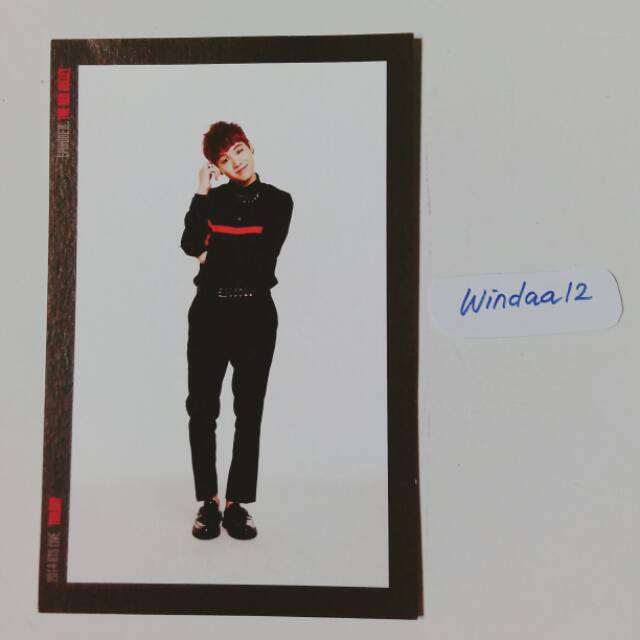 

[RARE] Suga BTS The Red Bullet Postcard No.8