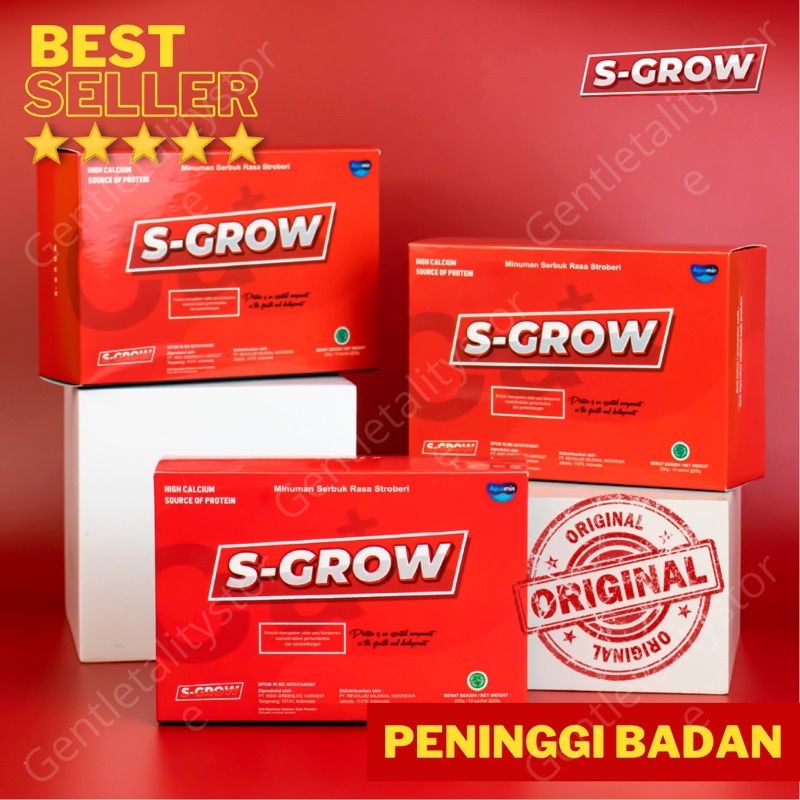 S-GROW SUSU PENINGGI BADAN - S-GROW ASLI - SUSU PENINGGI BADAN CEPAT