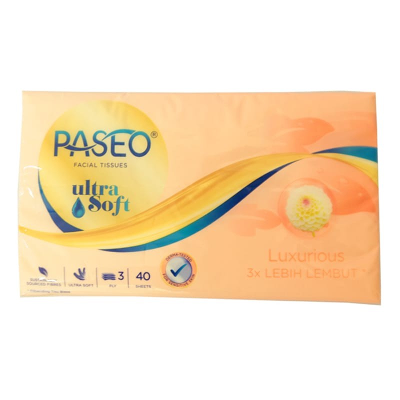 PASEO Tissue Ultrasoft Travel 40s