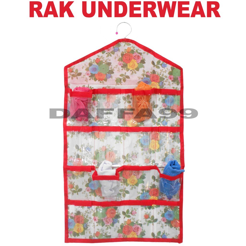 Rak gantung organizer hanger RAK UNDERWEAR, RAK SERBAGUNA, RAK KUNCI,RAK KOSMETIK