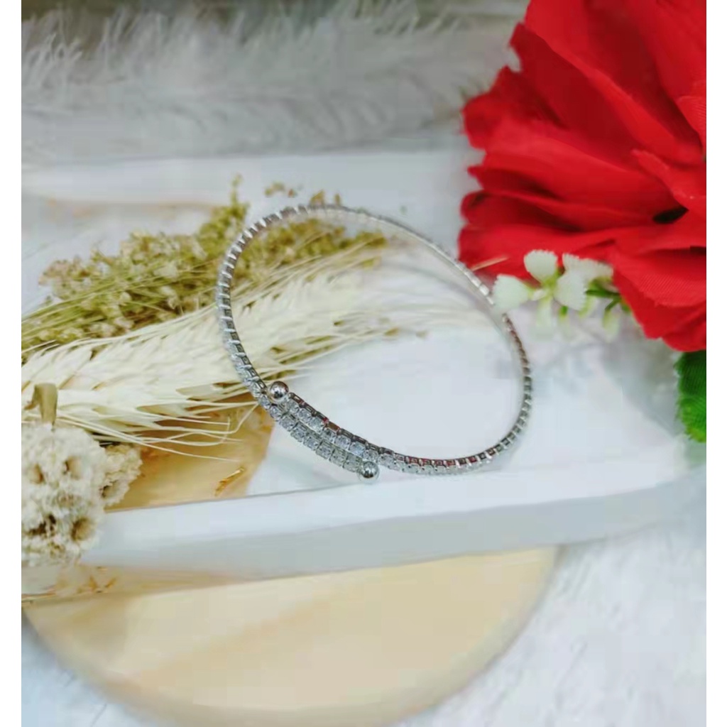 Gelang Xuping Mata Full Perhiasan Lapis Emas 004Z/005Z