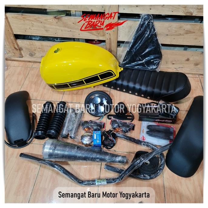 PAKET CUSTOM SCRAMBLER JAPSTYLE FULLSET MEGAPRO TIGER SCORPIO BYSON