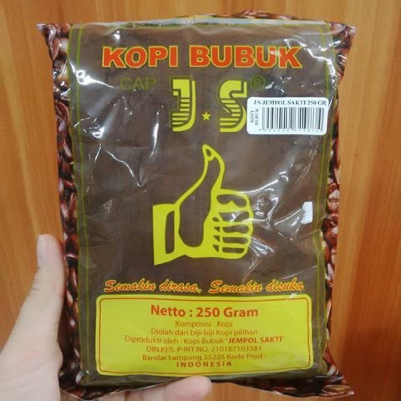 

Kopi bubuk JS (jempol sakti) 500 gram