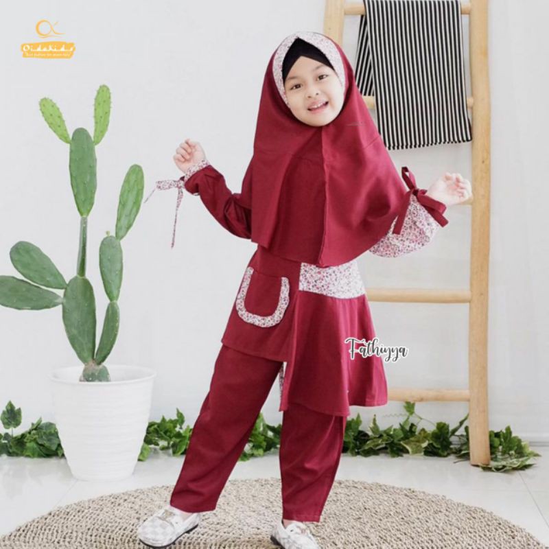 SET TUNIK FATHIYA / SETELAN CELANA ANAK / SETELAN BAJU MURAH / SET TUNIK ANAK / SET TUNIK ORIGINAL