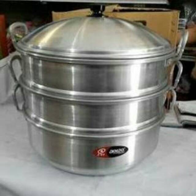 Steamer panci kukusan almunium jawa 33 susun 3 maspion