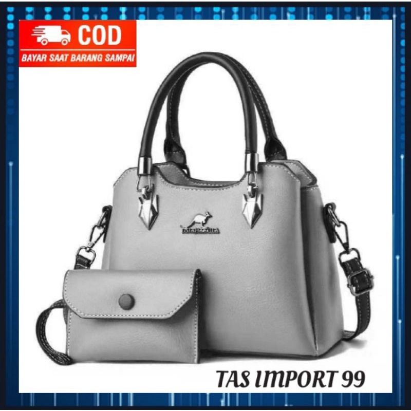 TAS KERJA FASHION SELEMPANG BAHU SHOULDER BAG WANITA CEWEK REMAJA PEREMPUAN IBU IBU IMPORT BATAM KOR