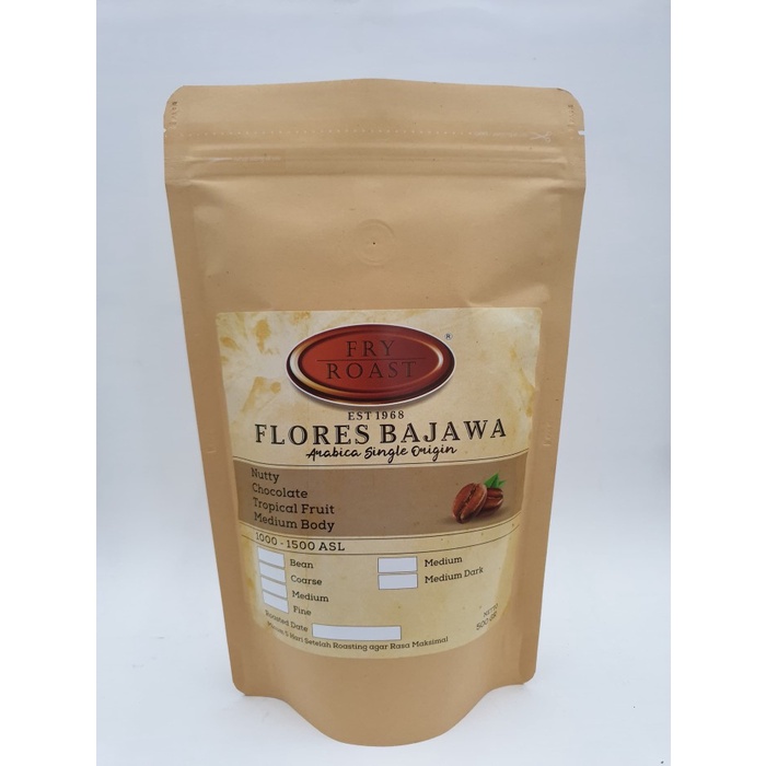 

DISKON - (BISA COD) KOPI ARABIKA FLORES BAJAWA 500 GRAM (BIJI/BUBUK) - BIJI, MEDIUM ROAST