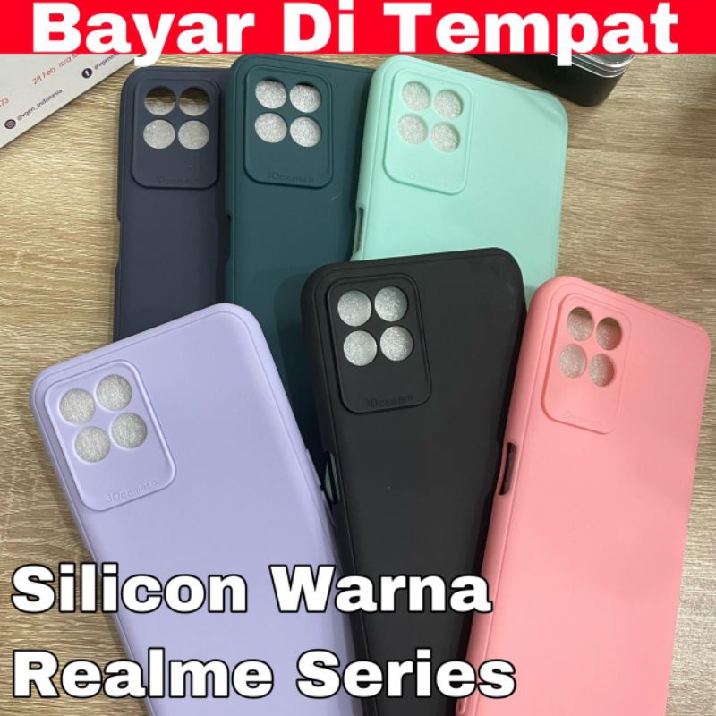 Saiia Store Macaron Realme 8i Realme 5 5i 7 7i Softcase Silikon Kesing Accessories Realme