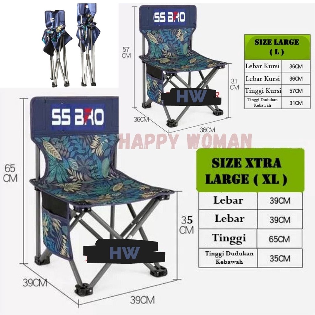 Kursi Lipat Outdoor Portable Kursi Gunung Kursi Sauna Bangku Mancing Kursi Camping