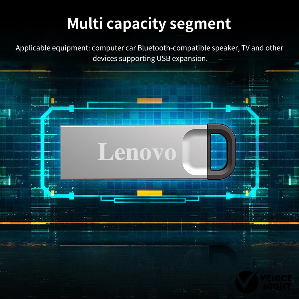 (SF) Lenovo 1TB / 2TB Flashdisk USB Mini Anti Air Plug &amp; Play Untuk PC