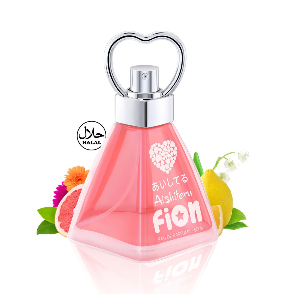 Fion EDP | Parfum Cinta 60 ml + Bubble  (Tidak bisa kirim luar P. Jawa dengan memakai JNT)