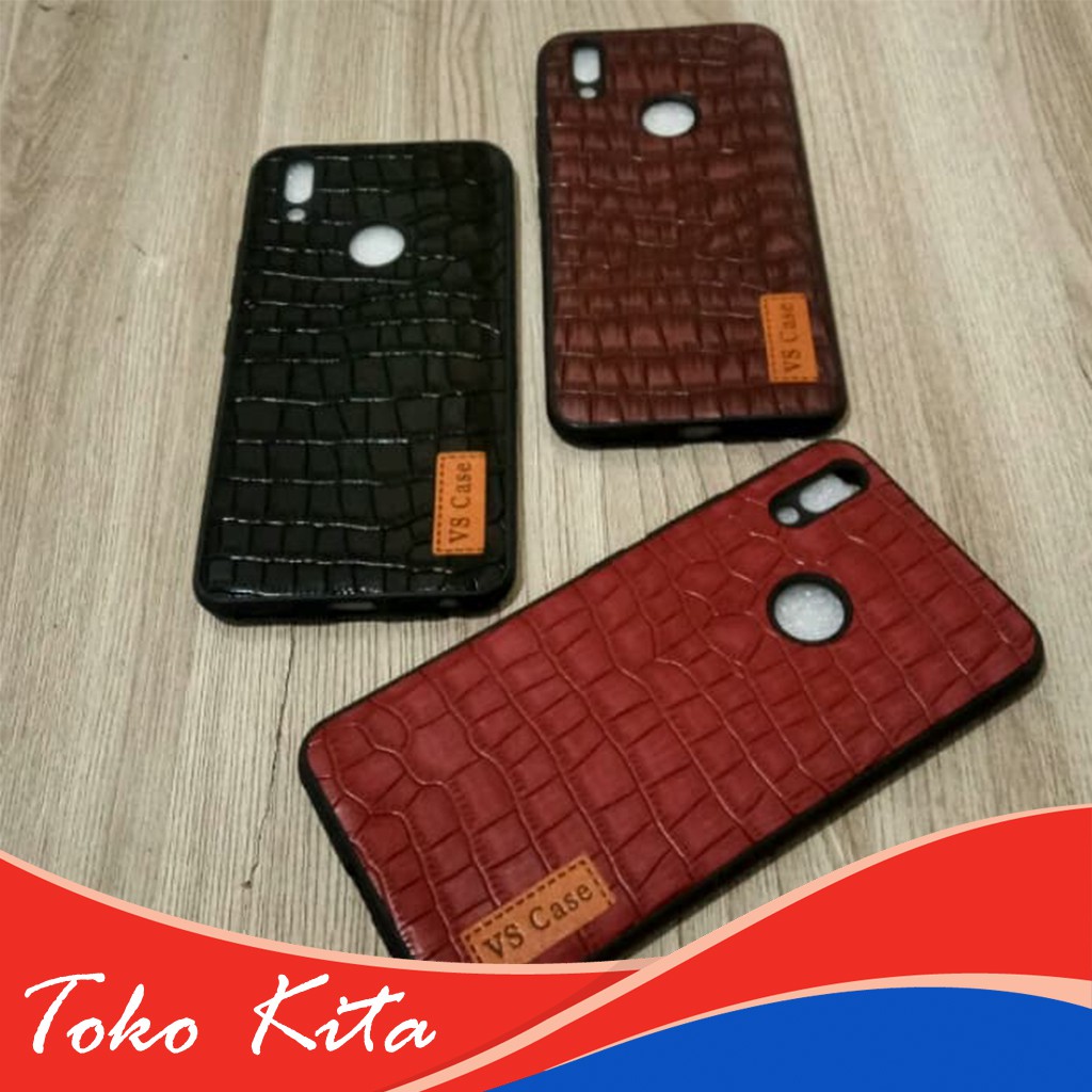 LEATHER CASE VIVO V9 Motif KULIT BUAYA