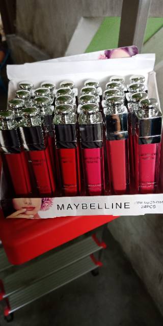 PROMO Lip gloss matte maybelline pentol/ Tutup silver bening No.ZG-0551 /GZ-1117