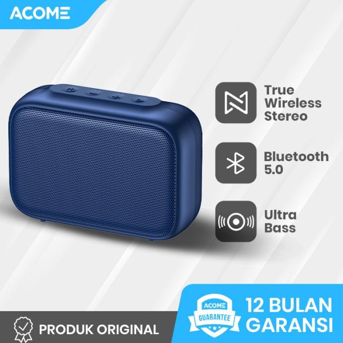 Acome A1 SENSE Speaker Bluetooth 5.0 Portable Ultra Bass TWS
