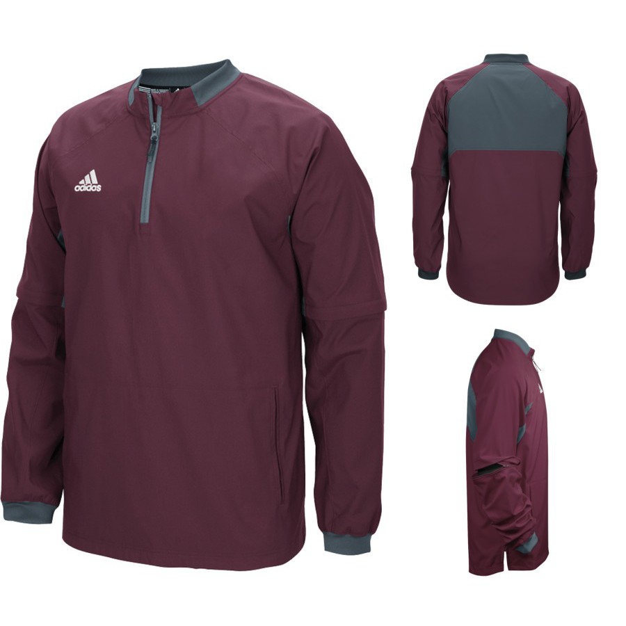 ADDS Men Half Zip Jacket Bigsize Original - Jaket Pria JUMBO SIZE 771 - XL