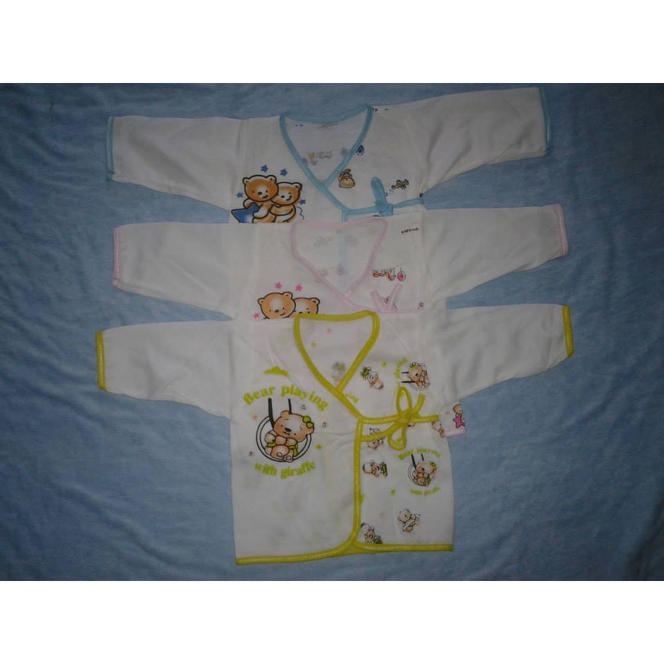 1/2 Lusin Baju Bayi Motif Dokter Panjang