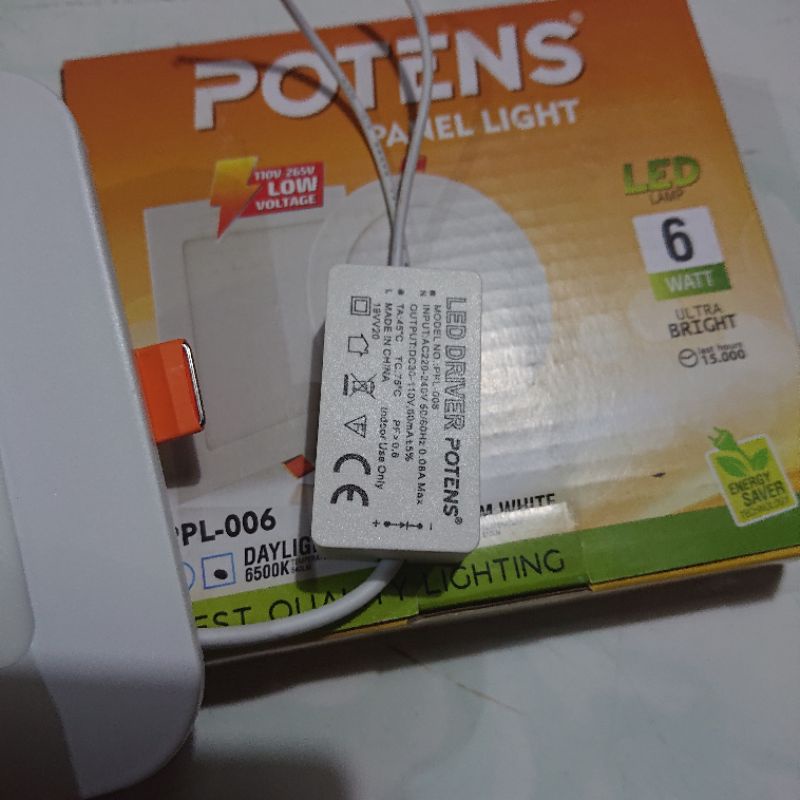 panel led potens ppl 6 watt