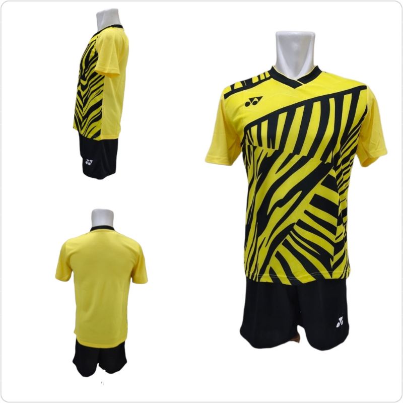 Setelan Baju dan Singlet Badminton Bulutangkis Y168 Polos