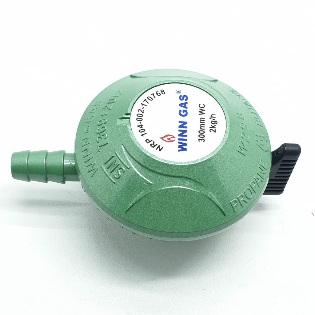 Regulator Gas Elpiji LPG Winn Gas W-298NM Tanpa Meter Tekanan Rendah / Regulator Kompor Gas