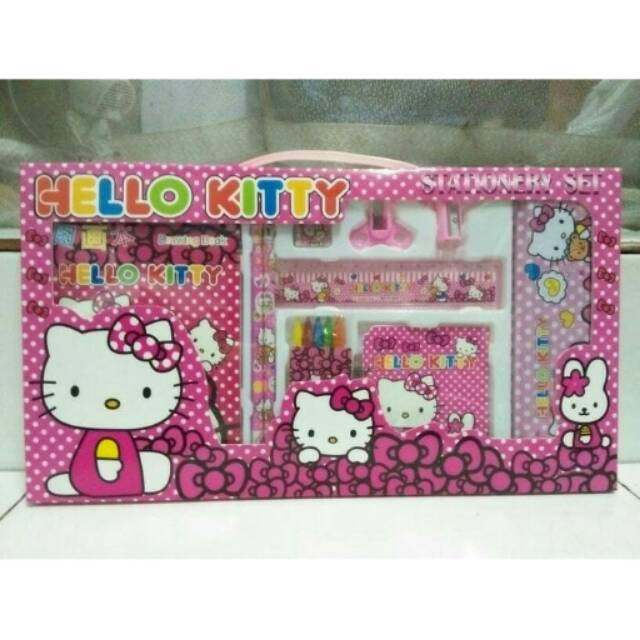 

Set Perlengkapan Tulis HelloKitty / Alat Tulis Anak HelloKitty
