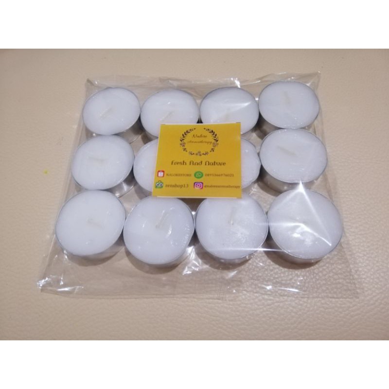 Lilin pembakar minyak Aromatherapy 12 PCS  tea Light candles - Lilin Doa