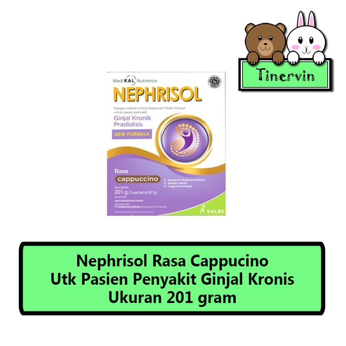 

Nephrisol Cappucino - Susu Penyakit Ginjal Kronis